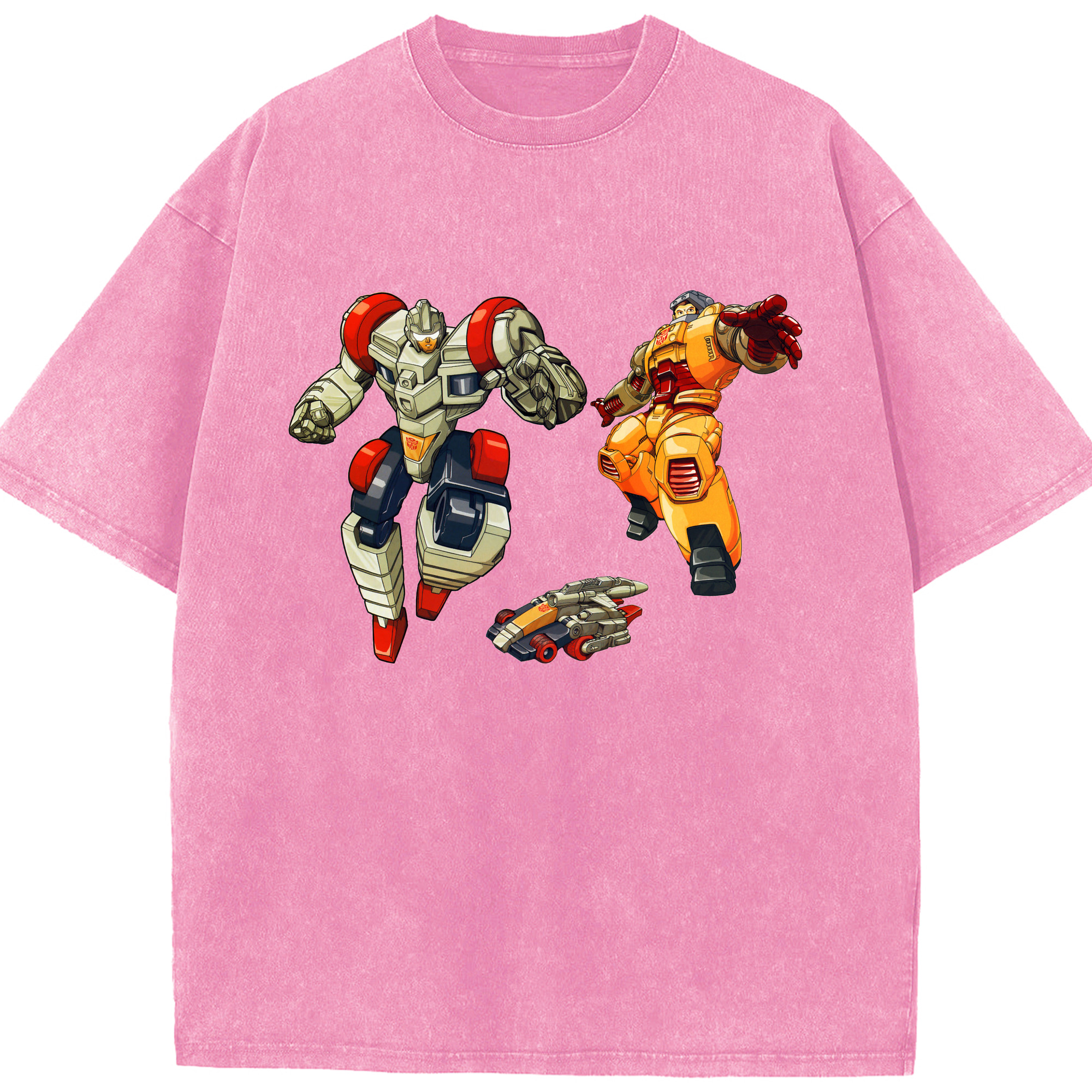 （画像用）  綿100% ヴィンテージ風 半袖Tシャツ（フロントプリント）